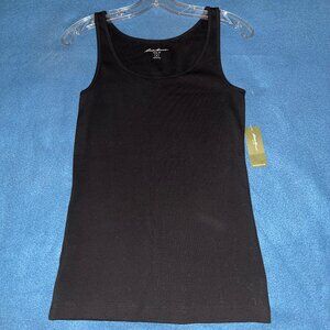 NWT - Eddie Bauer - Brand New, Women's Small Black Cotton Tank Top 